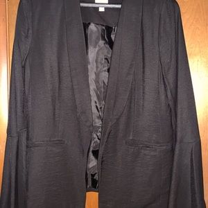 Lauren Conrad black open blazer